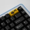 Pikachu zinc alloy backspace keycap on mechanical keyboard