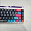 Pixel Video Games Keycap Set installed on a 65% mechanical keyboard, displaying full layout.
