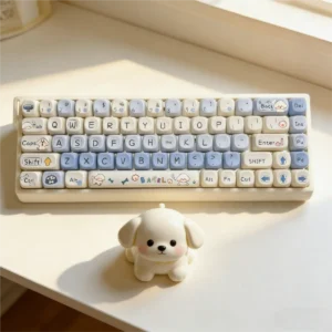 Puppy Bagel MOA Keycap Unique Puppy Bagel design hero image featuring Puppy Bagel Keycap Set