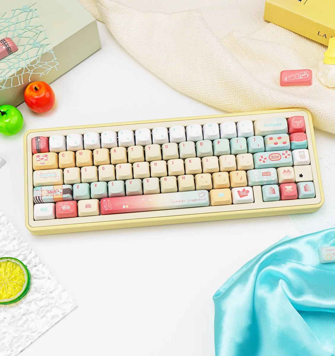 145-key Bubbly Ramune set layout compatibility for various keyboards