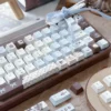 Array of all 146 Sea Salt Choco Keycap Set keys, showcasing variety and theme