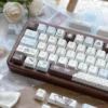 Product packaging for the Sea Salt Choco PBT Dye-Sub Keycap Set