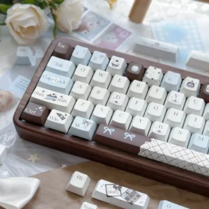 Product packaging for the Sea Salt Choco PBT Dye-Sub Keycap Set