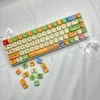 Detail shot of Shinnosuke Nohara character keycap, showing crisp, fade-resistant legends.