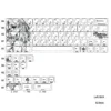 Side profile of Shirley Cherry Keycap Set Exclusive Shirley showing keycap set shape and fit