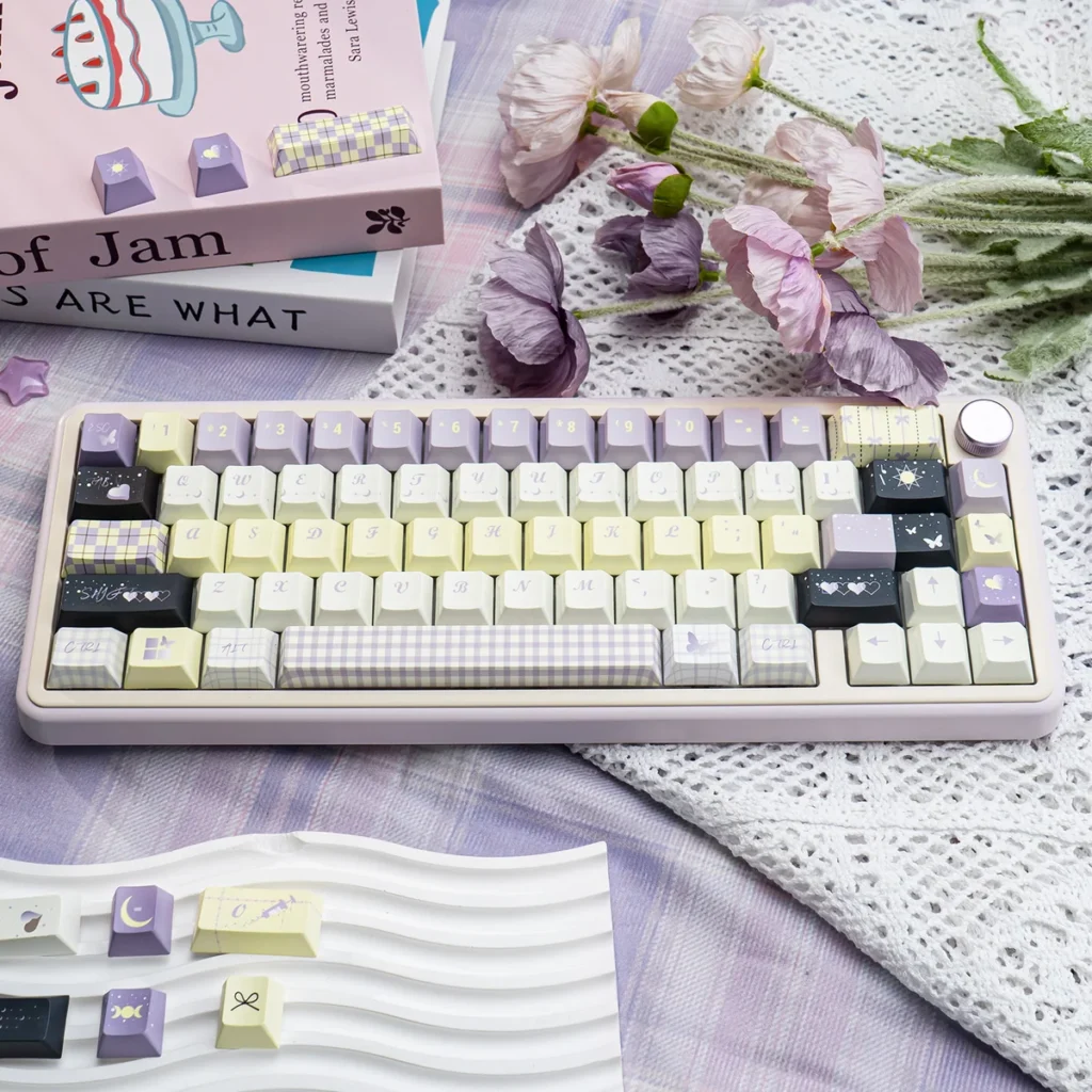 Unforgettable Moments Keycap Set PBT Cherry profile full 130-key layout