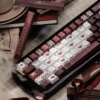 Velvet Secret Realm Series Unique 'Velvet Secret hero image featuring Velvet Secret Realm Keycap Set