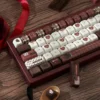 Side profile of Velvet Secret Realm Series Unique 'Velvet Secret showing keycap set shape and fit