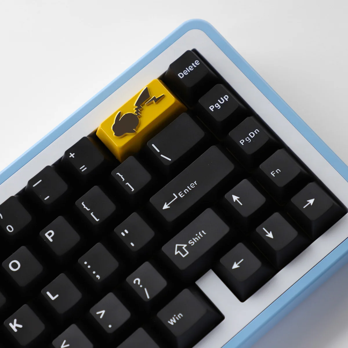 Pikachu artisan keycap showcasing vibrant enamel colors