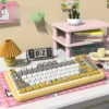 Whimsical Dog Keycap Set on mechanical keyboard