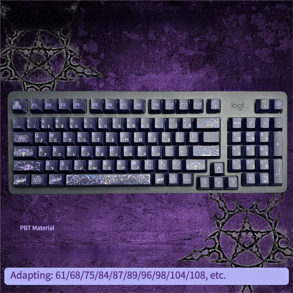 Yog Sothoth Pbt Keycap Set Keyboard product image